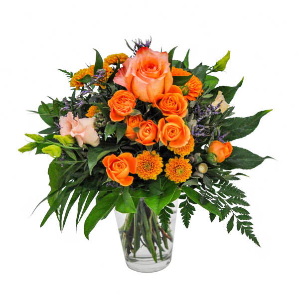 Blumenstrauss mit Polyantha Rosen